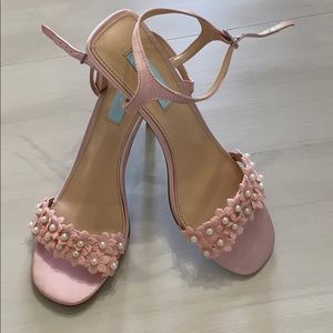 Betsey Johnson Petal pink heels
